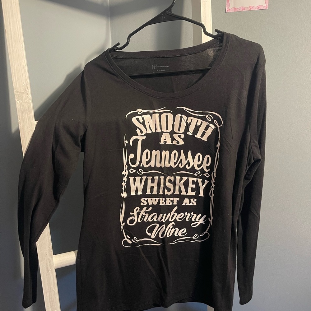 No Boundaries Charcoal Long Sleeve Tee